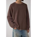 BRN | ショルダーボタンニットトップス | AZUL BY MOUSSY