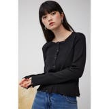 ダメージスイッチングカーディガン | AZUL BY MOUSSY | 詳細画像2