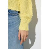 カールヤーンクルーネックニット | AZUL BY MOUSSY | 詳細画像23 