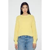 カールヤーンクルーネックニット | AZUL BY MOUSSY | 詳細画像18 