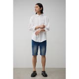 ソフトジョーゼット7分袖シャツ | AZUL BY MOUSSY | 詳細画像4