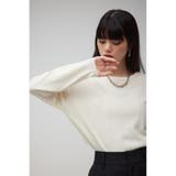 ヌーディー2WAYVネックニットトップス | AZUL BY MOUSSY | 詳細画像2 