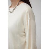 ヌーディー2WAYVネックニットトップス | AZUL BY MOUSSY | 詳細画像9 