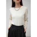 ヌーディー2WAYVネックニットトップス | AZUL BY MOUSSY | 詳細画像1 