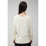 ヌーディー2WAYVネックニットトップス | AZUL BY MOUSSY | 詳細画像14 