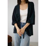 BLK | ドロストトッパーカーディガン | AZUL BY MOUSSY