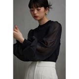 袖シアー袖リブトップス | AZUL BY MOUSSY | 詳細画像13 