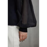 袖シアー袖リブトップス | AZUL BY MOUSSY | 詳細画像20 