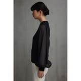 袖シアー袖リブトップス | AZUL BY MOUSSY | 詳細画像16 