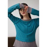 D/BLU3 | フェイクレイヤードカットロンT | AZUL BY MOUSSY