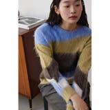 シャギー柄ニット | AZUL BY MOUSSY | 詳細画像21