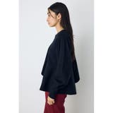 サイドラッフルペプラムニットトップス | AZUL BY MOUSSY | 詳細画像2 