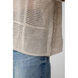 メッシュニット切り替えデザインカーディガン | AZUL BY MOUSSY | 詳細画像10 