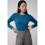 シアーコンビバイカラーニットトップス | AZUL BY MOUSSY | 詳細画像13 