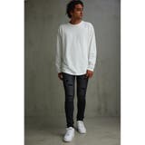 AZUL DENIM 15TH リペアスキニー | AZUL BY MOUSSY | 詳細画像4 