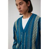 レトロ3Dジャガードカーディガン | AZUL BY MOUSSY | 詳細画像24 