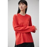 2WAY LAYERED DEEP V/N TOPS | AZUL BY MOUSSY | 詳細画像28