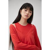 2WAY LAYERED DEEP V/N TOPS | AZUL BY MOUSSY | 詳細画像29