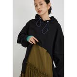 アシンメトリーラウンドフーディー | AZUL BY MOUSSY | 詳細画像1 