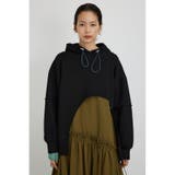 アシンメトリーラウンドフーディー | AZUL BY MOUSSY | 詳細画像4 