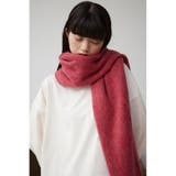 RED | ニットフリンジストール | AZUL BY MOUSSY