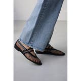 ダブルベルトメッシュフラットパンプス | AZUL BY MOUSSY | 詳細画像2 