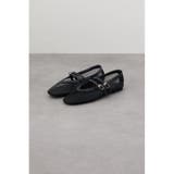 ダブルベルトメッシュフラットパンプス | AZUL BY MOUSSY | 詳細画像4 