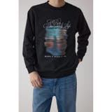 BLK | フェイドプリントスウェットトップス | AZUL BY MOUSSY