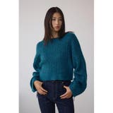 ドロストリングスパンコールラメニット | AZUL BY MOUSSY | 詳細画像23 