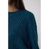 ドロストリングスパンコールラメニット | AZUL BY MOUSSY | 詳細画像29 