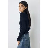 シャギーコンビジップオフショルニット | AZUL BY MOUSSY | 詳細画像10