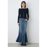 シャギーコンビジップオフショルニット | AZUL BY MOUSSY | 詳細画像12