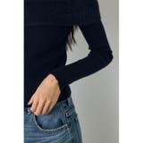シャギーコンビジップオフショルニット | AZUL BY MOUSSY | 詳細画像15