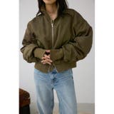 KHA | ロングリブサムホールショートMA-1 | AZUL BY MOUSSY