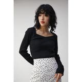 IRREGULAR NECK LAYERED TOPS | AZUL BY MOUSSY | 詳細画像12 