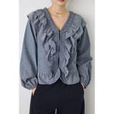 フロントホックラッフルブラウス | AZUL BY MOUSSY | 詳細画像19 