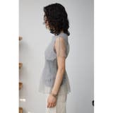 チュールレイヤードペプラムトップス | AZUL BY MOUSSY | 詳細画像24