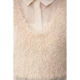 バックオープンポンポンヤーンベスト | AZUL BY MOUSSY | 詳細画像8 