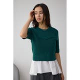 ペプラムインナーセットニット | AZUL BY MOUSSY | 詳細画像15 