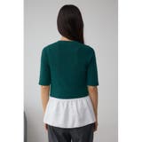 ペプラムインナーセットニット | AZUL BY MOUSSY | 詳細画像19 