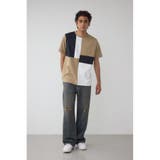 パネルスウィッチングTシャツ | AZUL BY MOUSSY | 詳細画像26 