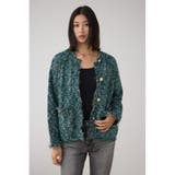 ツイードライクニットカーディガン | AZUL BY MOUSSY | 詳細画像18 