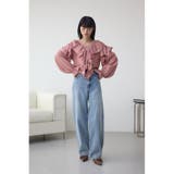 ラッフルフリルブラウス | AZUL BY MOUSSY | 詳細画像25 