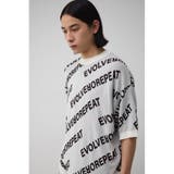 総柄ロゴジャガードビッグニットトップス | AZUL BY MOUSSY | 詳細画像1
