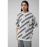 総柄ロゴジャガードビッグニットトップス | AZUL BY MOUSSY | 詳細画像2