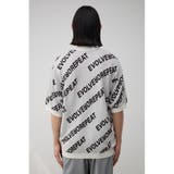 総柄ロゴジャガードビッグニットトップス | AZUL BY MOUSSY | 詳細画像6