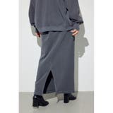 ピグメント起毛裏毛Iラインスカート | AZUL BY MOUSSY | 詳細画像2 