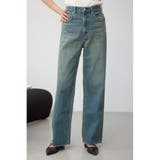 BLU | AZUL DENIM ハイウエストワイドロング丈 | AZUL BY MOUSSY