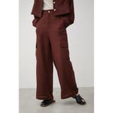 BRN | MESH LIKE WIDE PANTS | AZUL BY MOUSSY