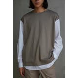 柄BEG5 | シャツレイヤードポンチトップス | AZUL BY MOUSSY